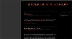 Desktop Screenshot of number6.org